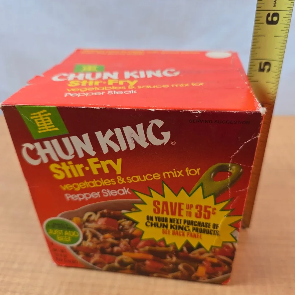 Chun King Stir Fry Kit VINTAGE for display nostalgia 29.75oz Del Monte 1984